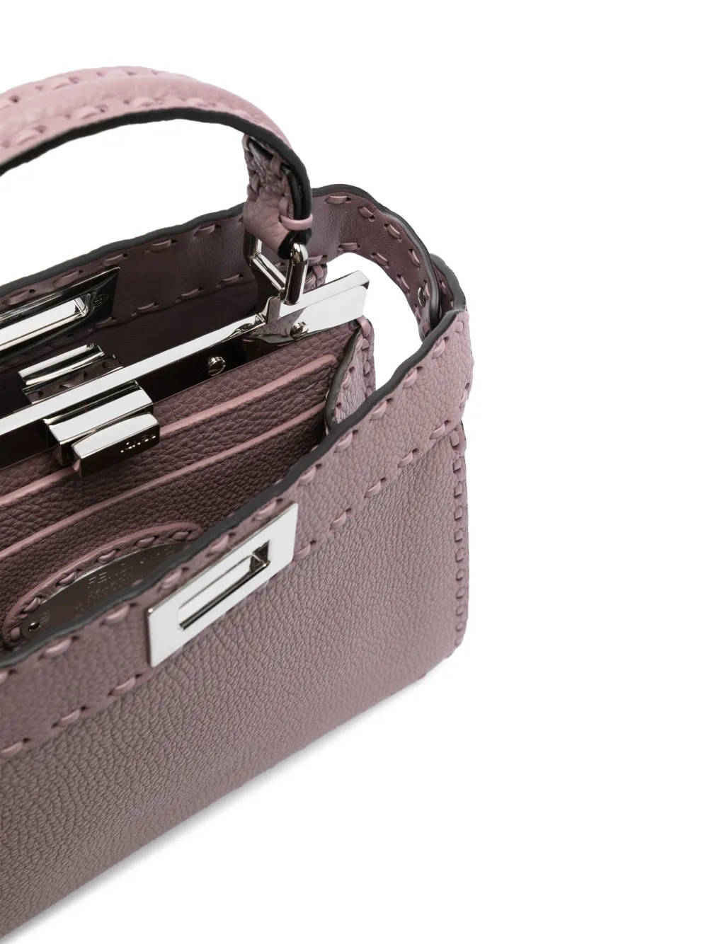 FENDI Peekaboo ISeeU kleine tas Paars