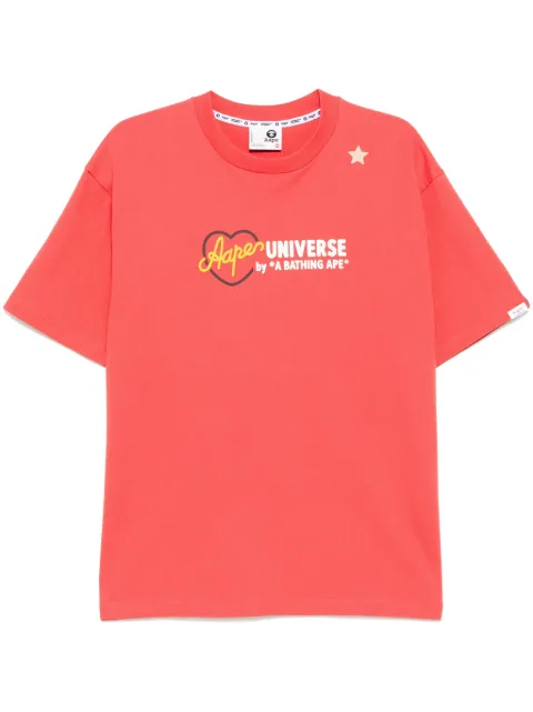 AAPE BY *A BATHING APE® playera con estampado gráfico