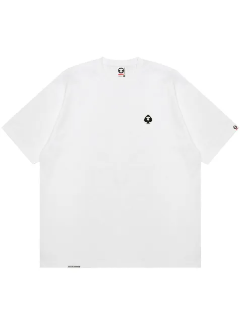 AAPE BY *A BATHING APE® logo appliqué cotton t-shirt 