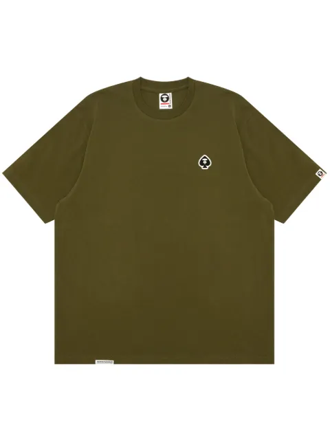 AAPE BY *A BATHING APE® logo appliqué cotton t-shirt 