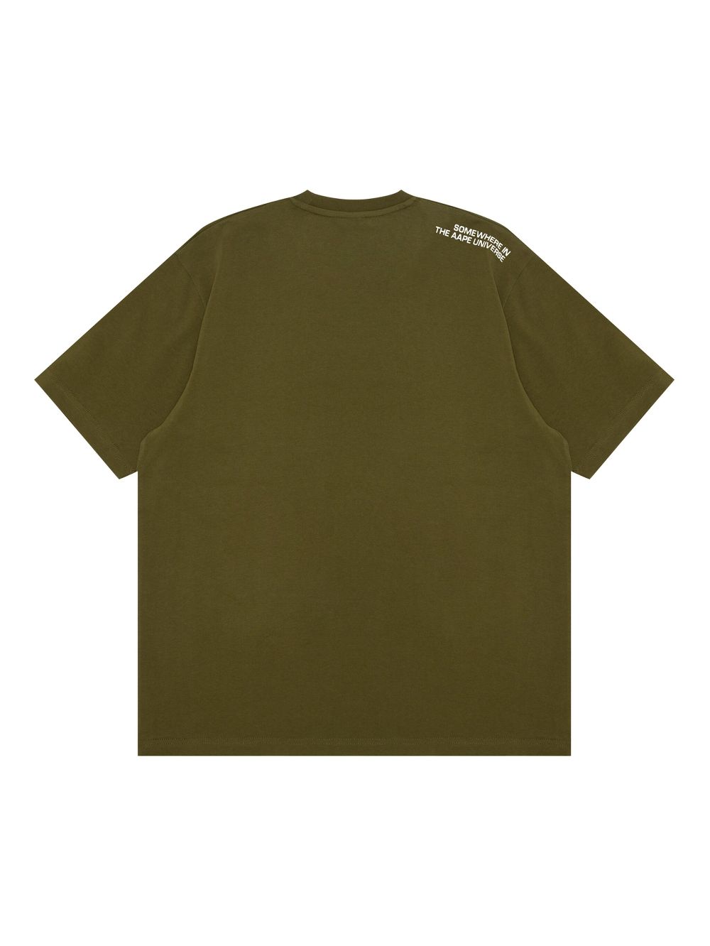 AAPE BY *A BATHING APE Katoenen T-shirt met logopatch - Groen