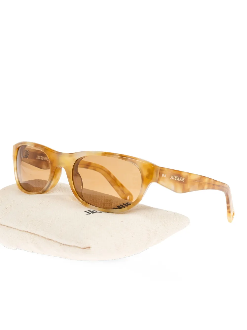 Jacquemus JAC63 zonnebril Beige