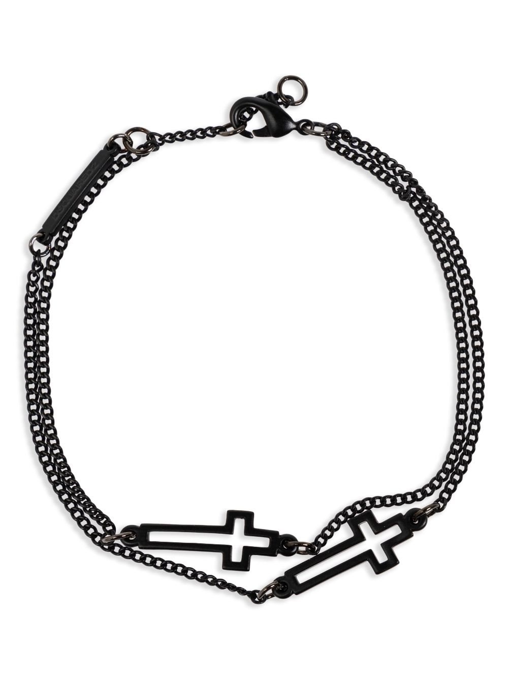 DSQUARED2 double cross bracelet - Black