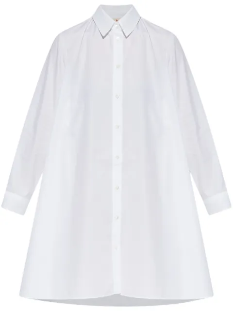 Marni vestido camisero con logo bordado
