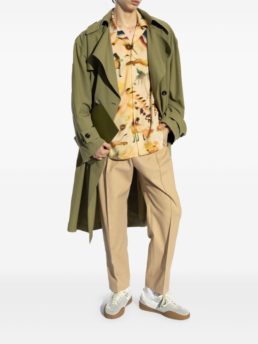 Paul Smith Jungle-print shirt - Beige