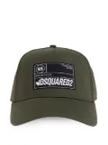 DSQUARED2 logo patch baseball cap - Green