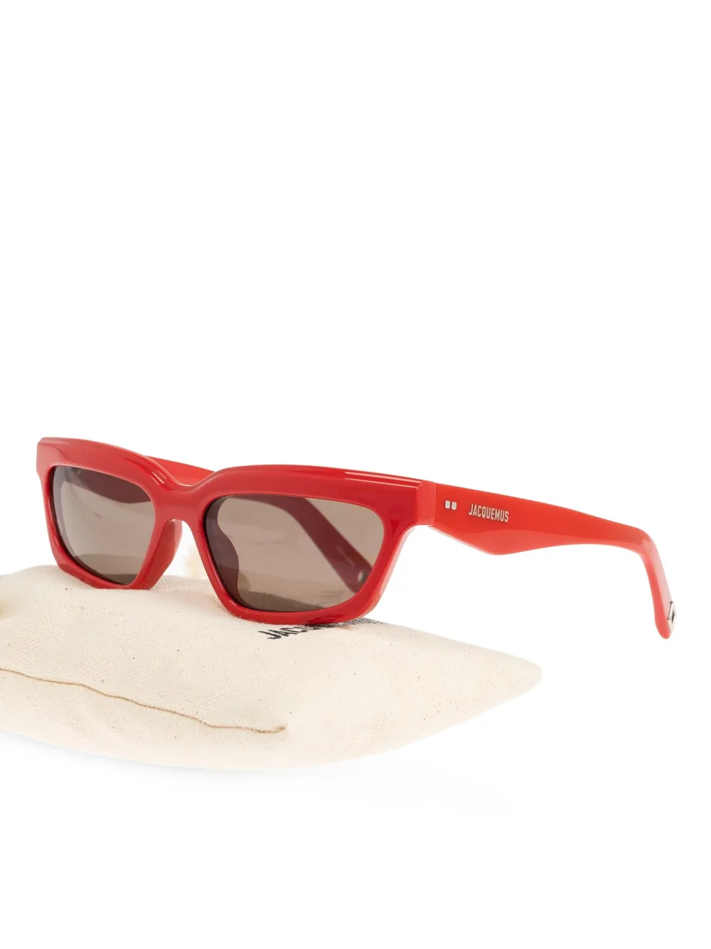 Jacquemus JAC62 zonnebril Rood