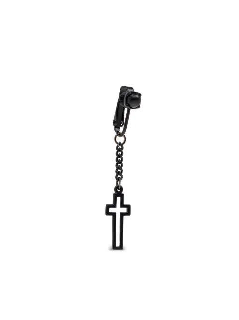 DSQUARED2 boucle d'oreille pendante à breloque croix