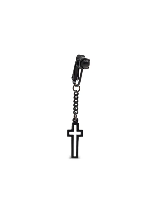 Boucle d'oreille pendante à breloque croix - DSQUARED2 - Modalova