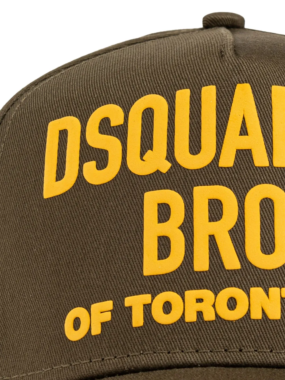 DSQUARED2 Honkbalpet met logoprint Groen