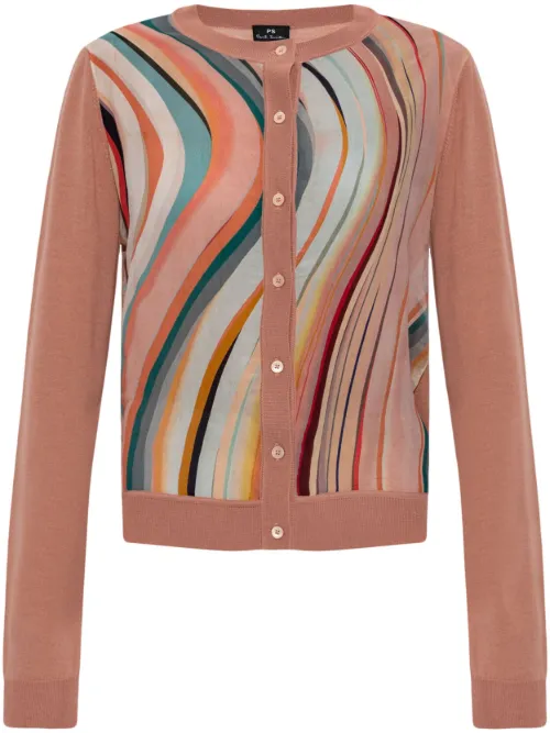 Cardigan à rayures - PS Paul Smith - Modalova