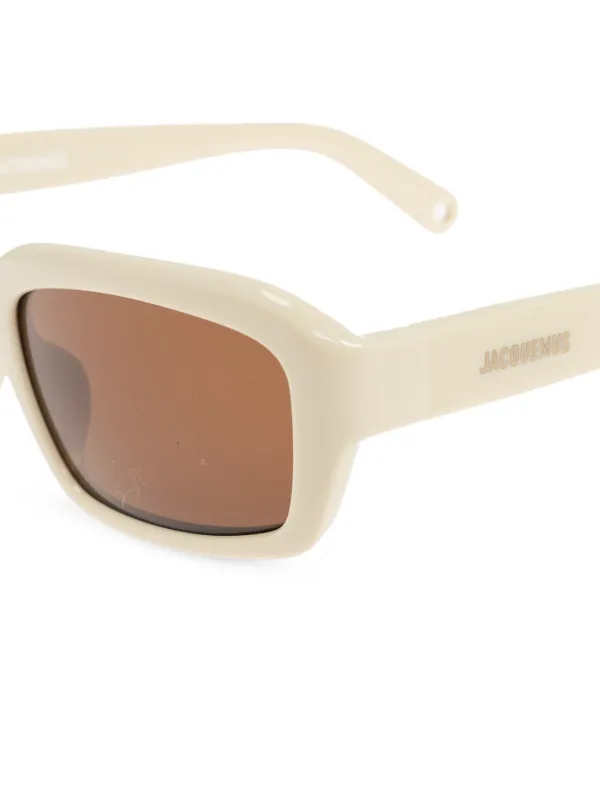 Jacquemus Jac64 Sunglasses | White | FARFETCH AO