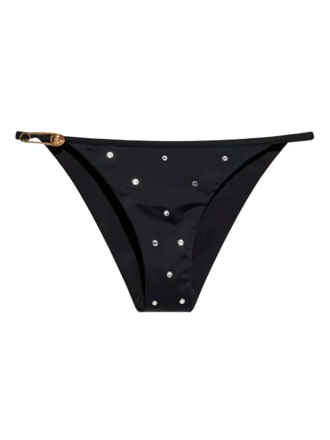 Versace crystal-embellished bikini bottom