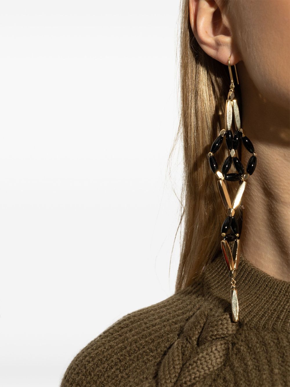 ISABEL MARANT brass earrings - Goud