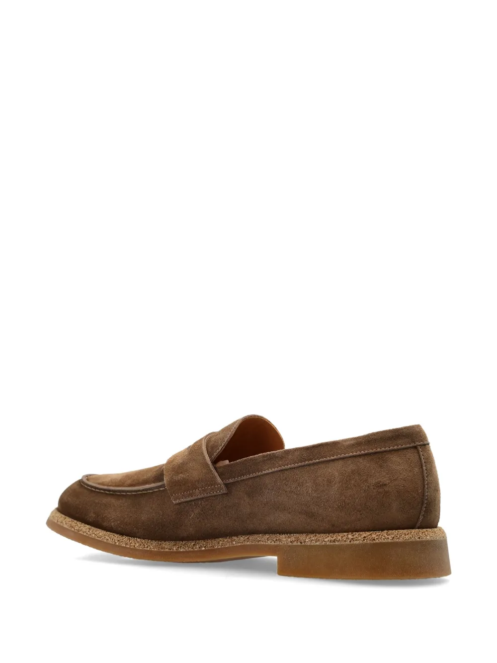 Eleventy suede loafers Brown