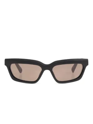Jacquemus スクエアフレーム サングラス | ブラック | FARFETCH JP