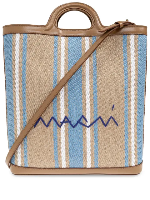 Marni striped tote bag 