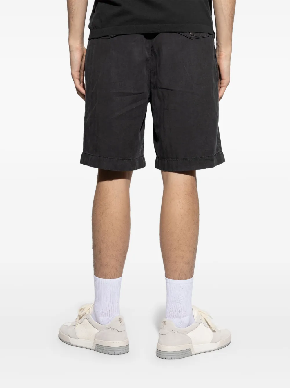 Eleventy Lyocell shorts Grijs