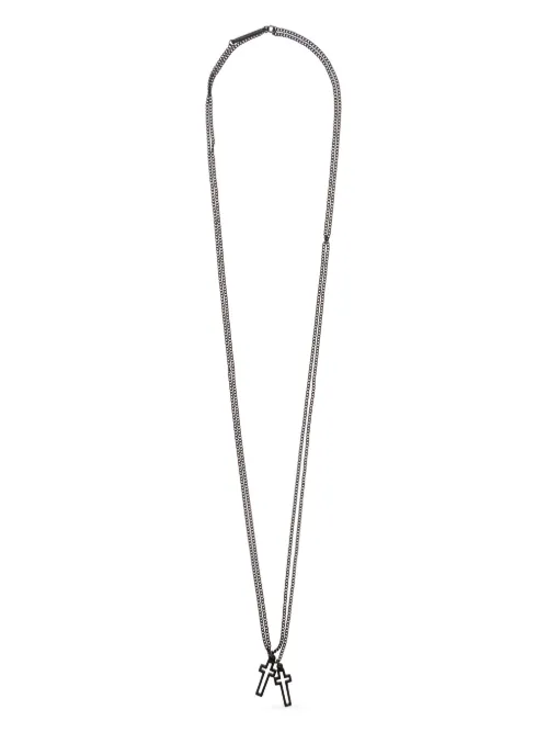 Collier à pendentifs double croix - DSQUARED2 - Modalova