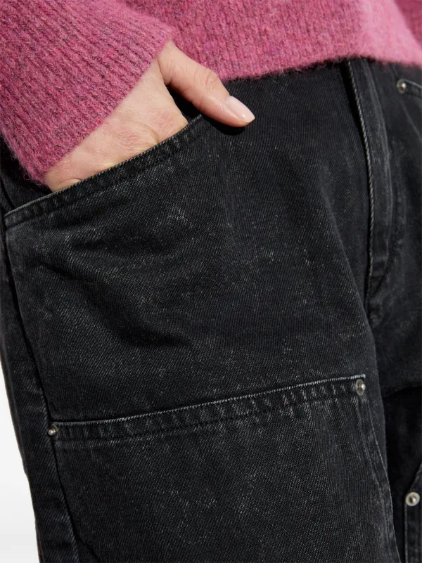 MARANT ÉTOILE Ophra Jeans | Black | FARFETCH
