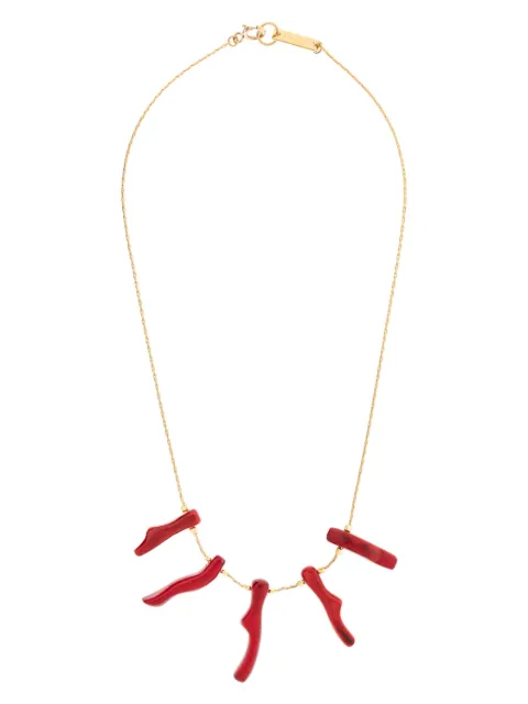 ISABEL MARANT embellished stone necklace 