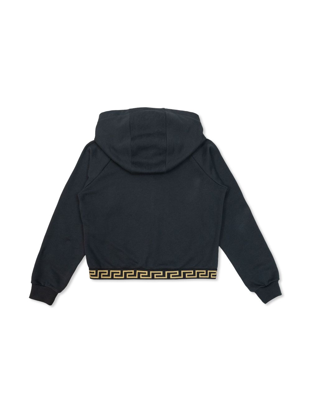 Versace Kids Medusa-embroidered hoodie - Zwart