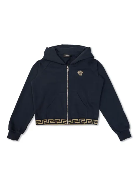 Versace Kids Medusa-embroidered hoodie