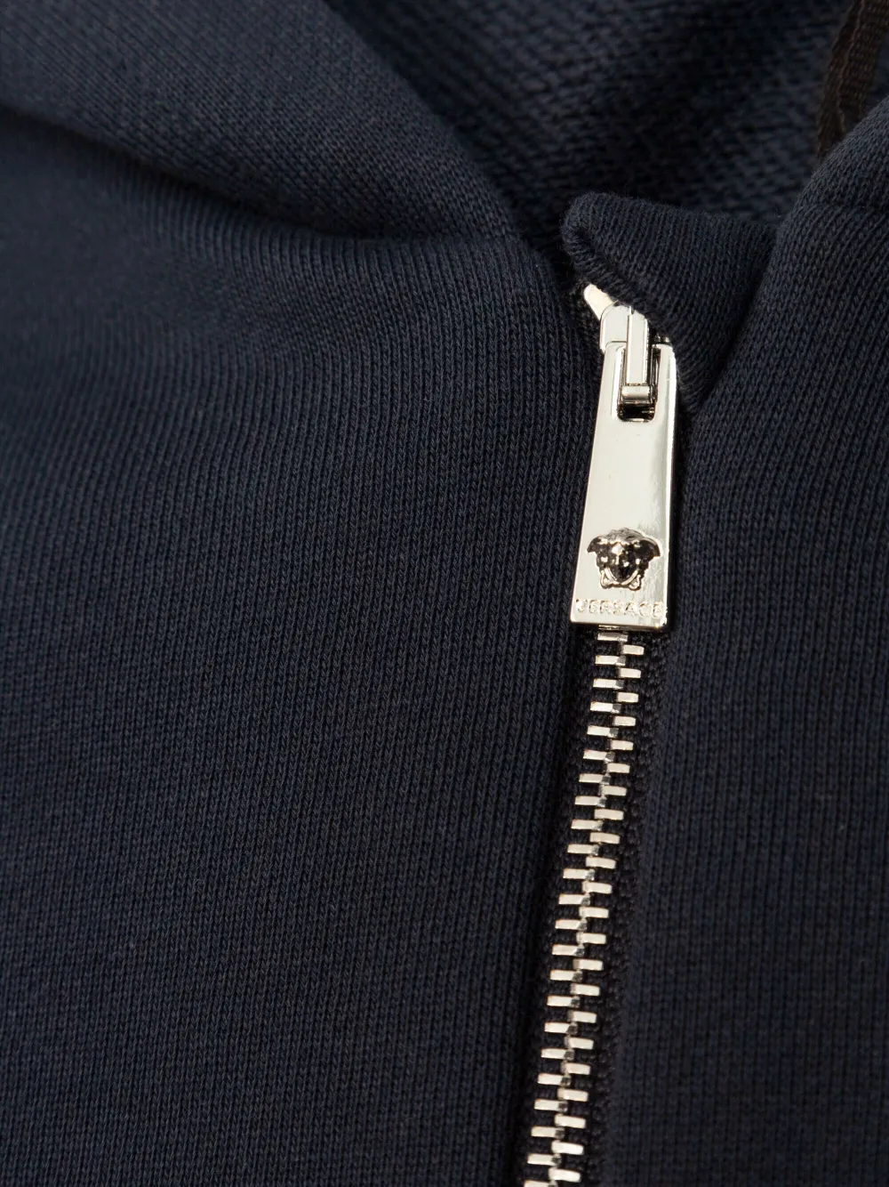 Versace Kids Hoodie met Medusa-borduurwerk Blauw