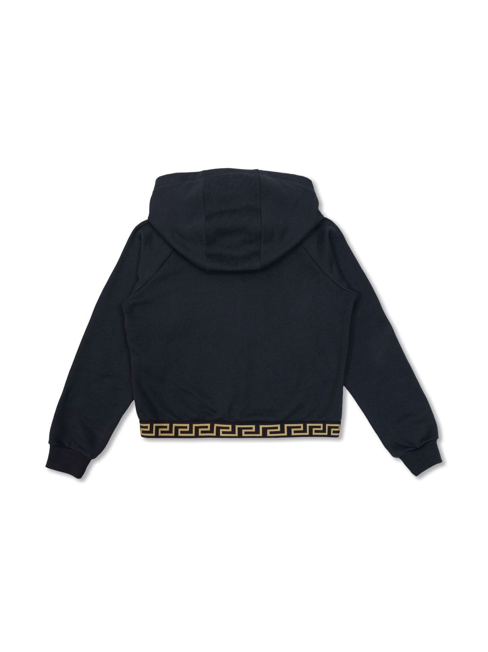 Versace Kids Medusa-embroidered hoodie - Blue