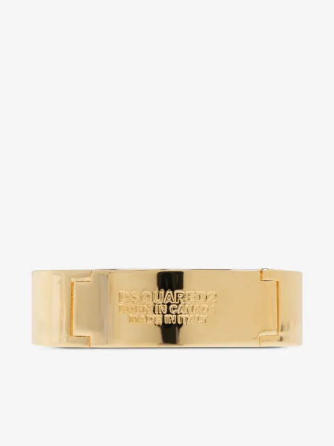 DSQUARED2 logo-engraved bracelet