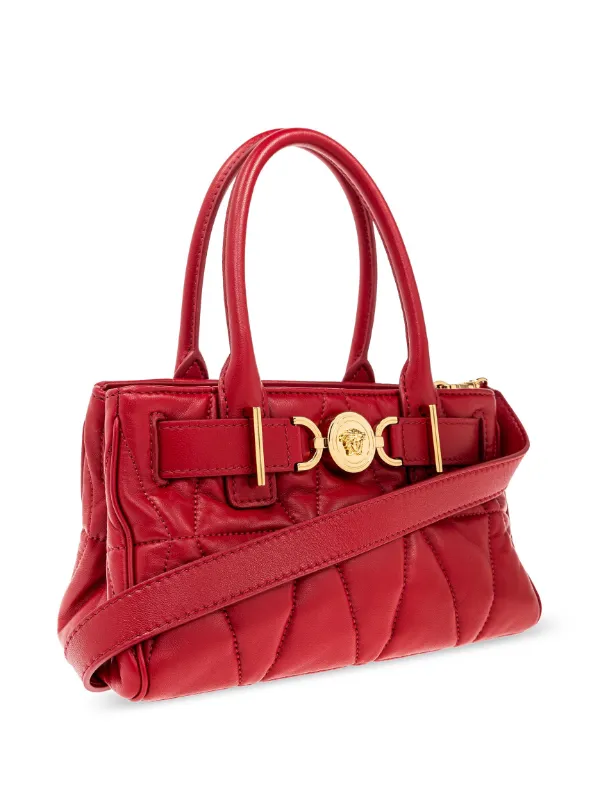VERSACE★メドゥーサ '95 キルティング ハンドバッグ Versace メドゥーサ '95 キルティング ハンドバッグ | レッド