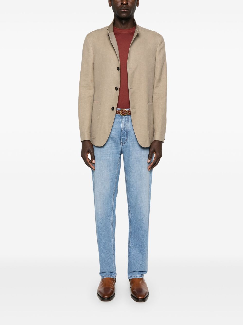 Zegna single-breasted jacket - Neutrals