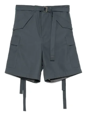 【送料&関税込】Sacai Flounced Shorts Sell Sacai Cargo shorts - Grey | HuntStreet.com