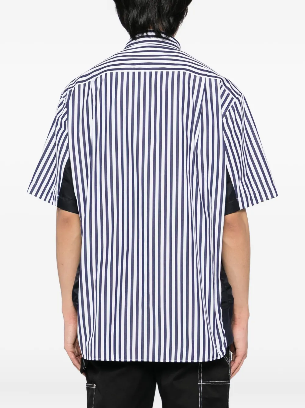 sacai Gestreept overhemd Blauw