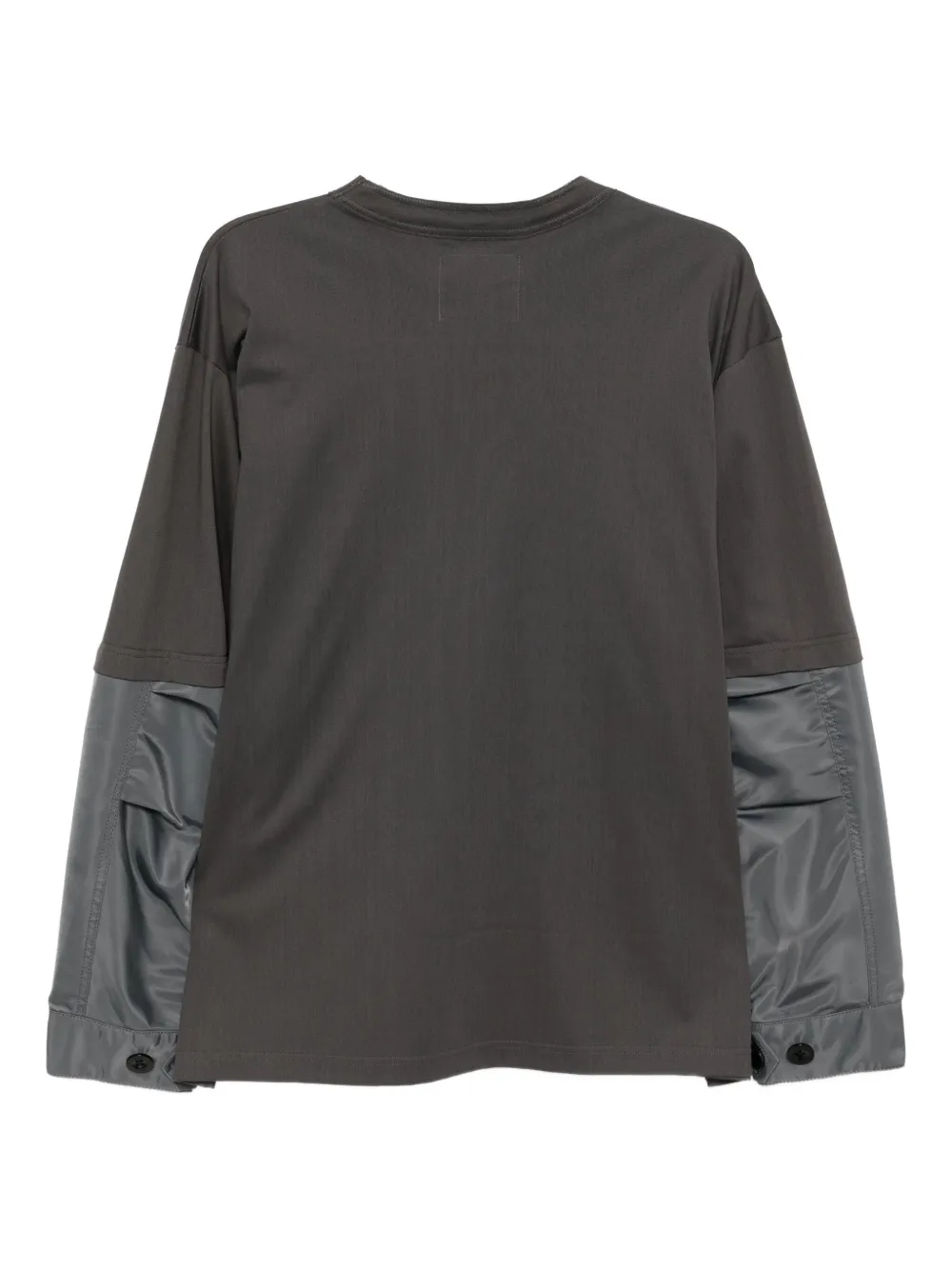 sacai Katoenen sweater Grijs