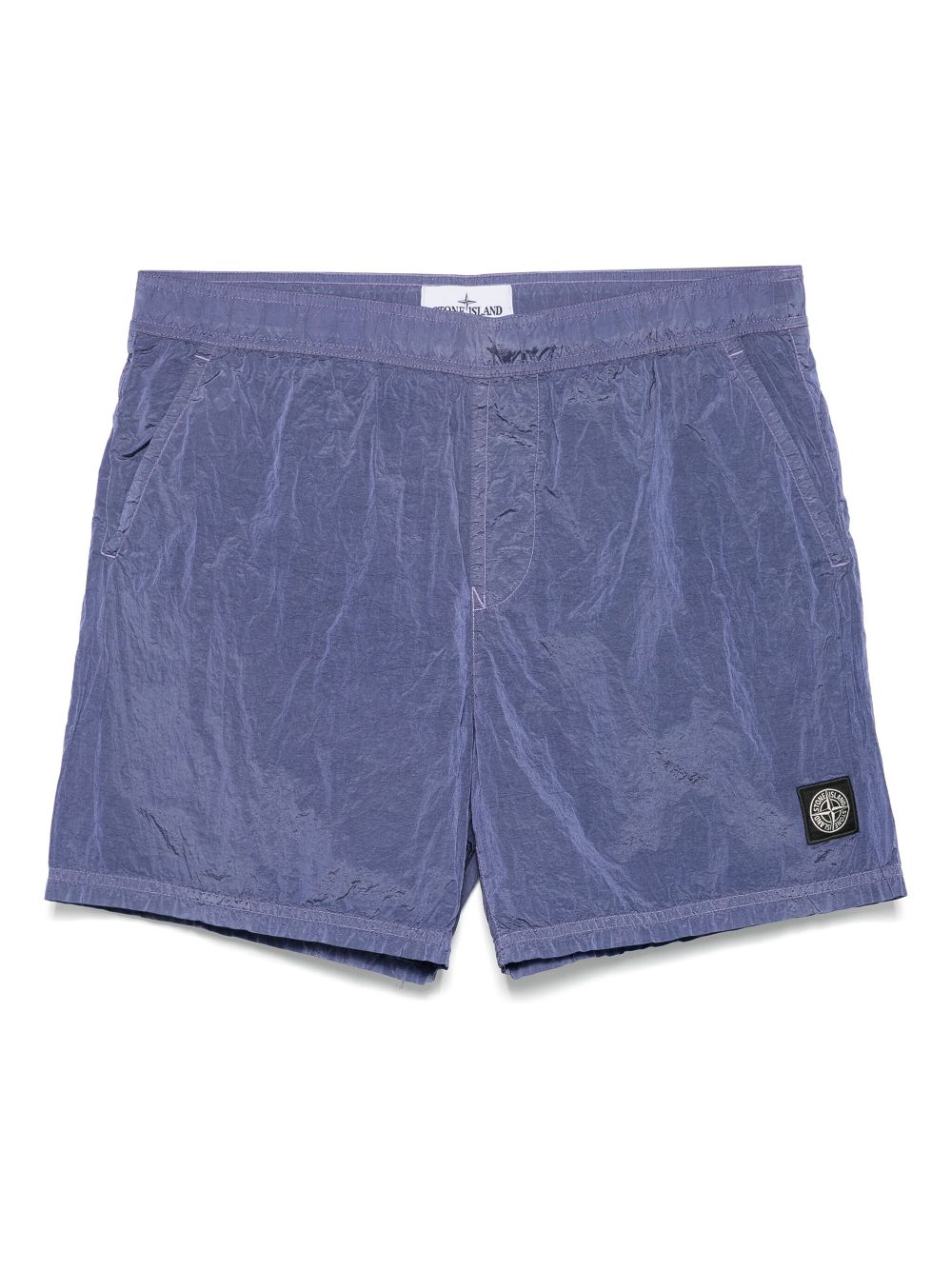 Stone Island Compass-motif swim shorts - Purple