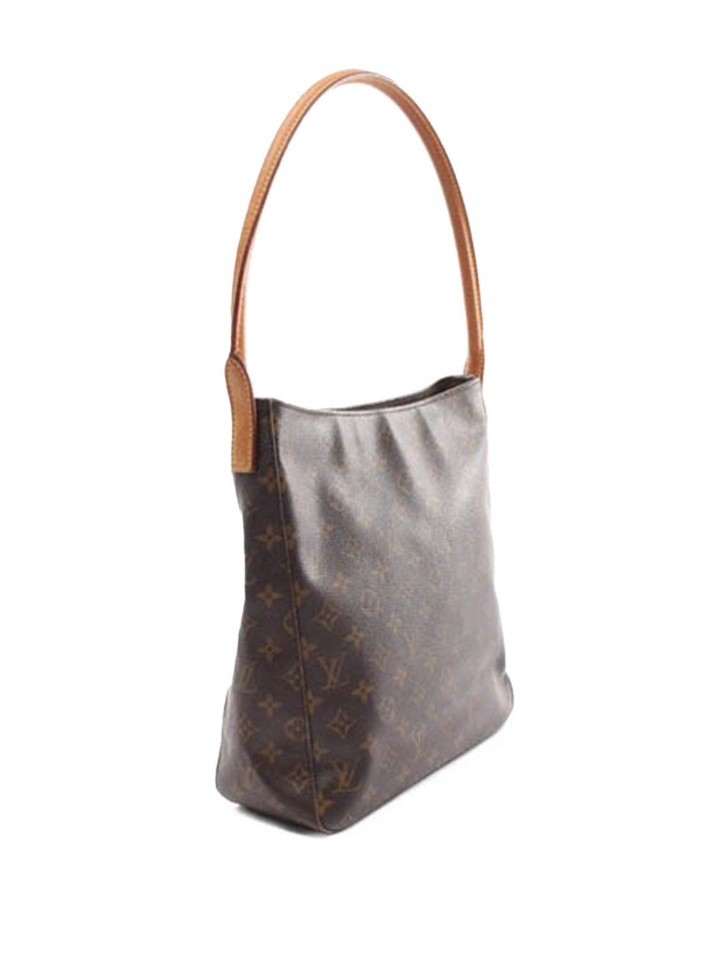 Pre-owned Louis Vuitton Monogram Looping Gm 单肩包（2000年典藏款） In Brown