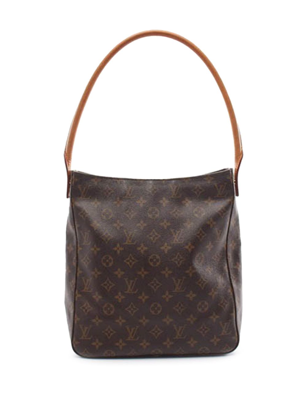 Pre-owned Louis Vuitton Monogram Looping Gm 单肩包（2000年典藏款） In Brown