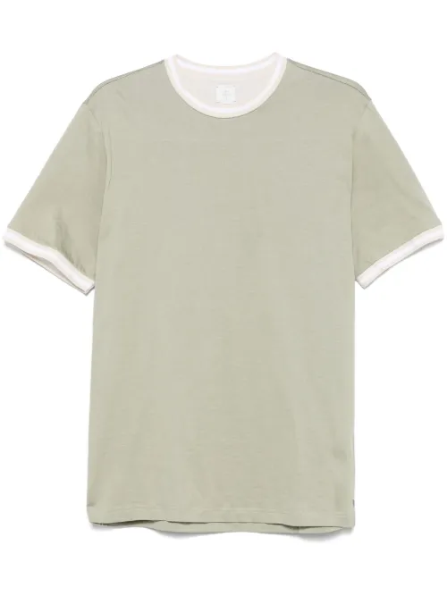 T-shirt à détails de rayures - Eleventy - Modalova