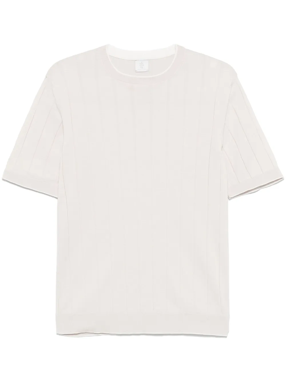 Eleventy リブニット Tシャツ - ニュートラル Eleventy リブニット Tシャツ - ニュートラル