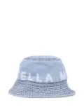 Stella McCartney Kids logo-print bucket hat - Blue