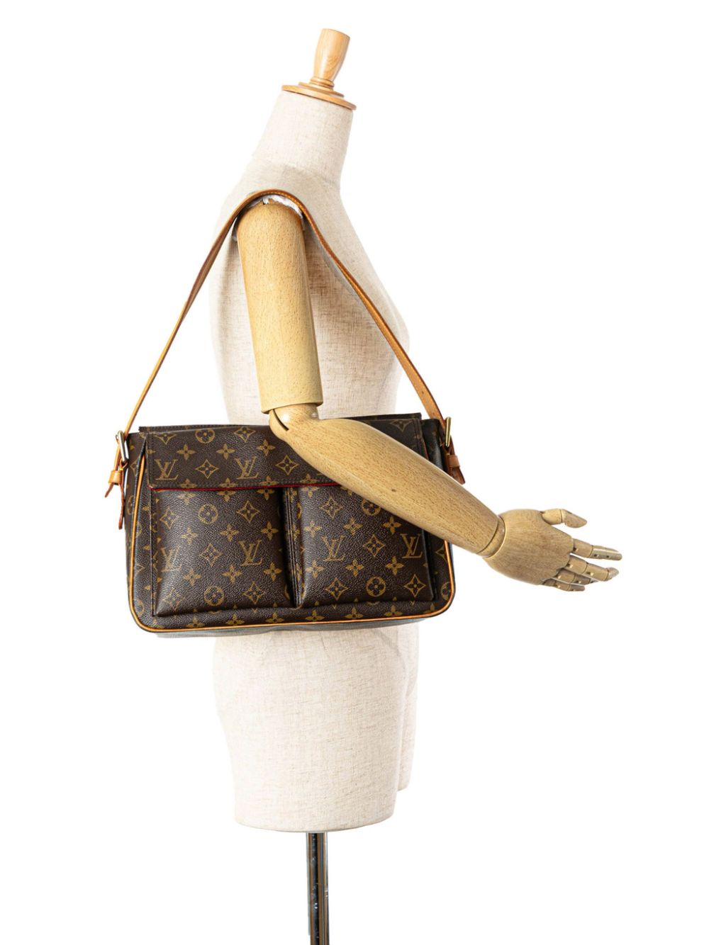 Louis Vuitton Pre-Owned 2004 Monogram Viva Cite MM schoudertas - Bruin