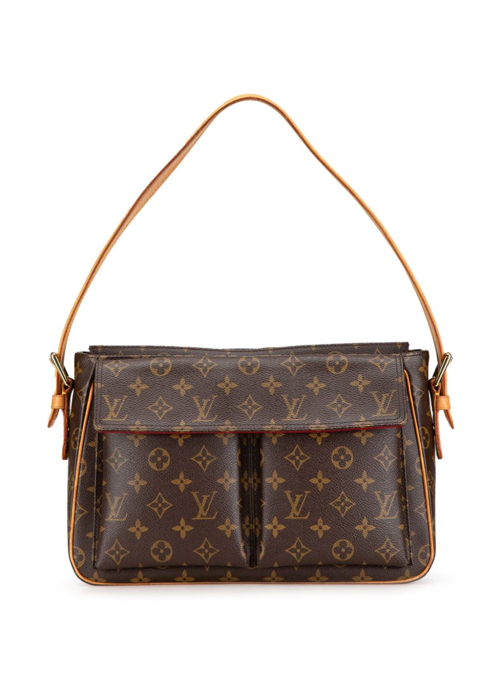 Pre-owned Louis Vuitton Monogram Viva Cite Gm 单肩包（2004年典藏款） In Brown