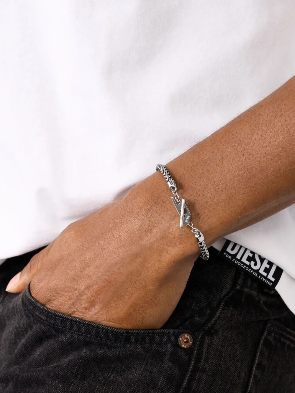 Diesel stainless-steel chain bracelet | Women | Image 2