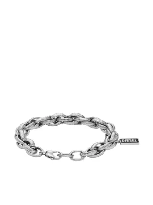 ネックレス・ペンダント DIESEL Peekaboo Oval D Logo Chain Bracelet DX1571710 Women's Gold-Tone Stainless Steel Chain Bracelet | Gold | Diesel