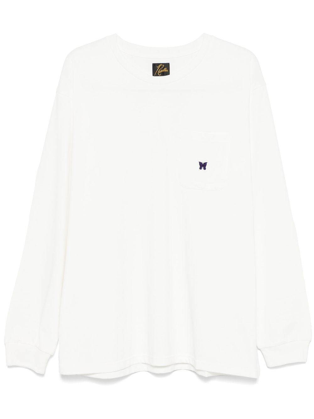 Needles embroidered-logo T-shirt - White