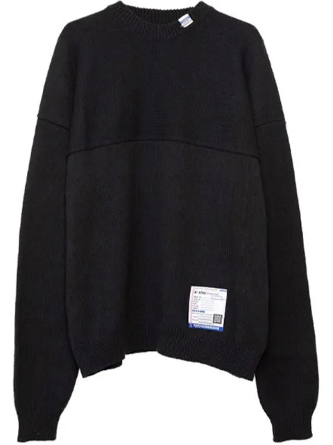 Maison MIHARA YASUHIRO logo贴花毛衣