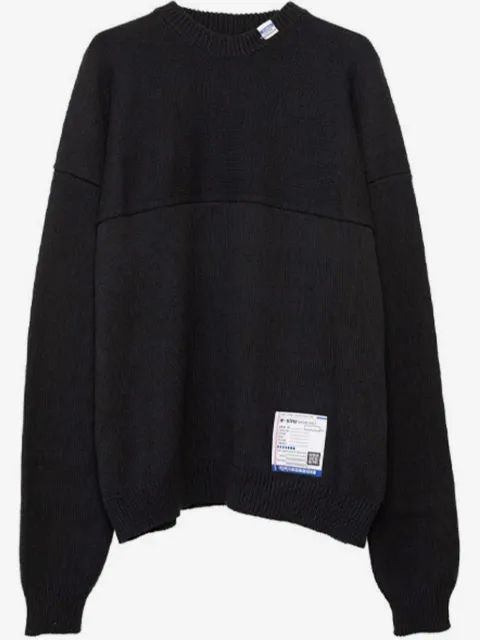 Maison MIHARA YASUHIRO logo贴花毛衣