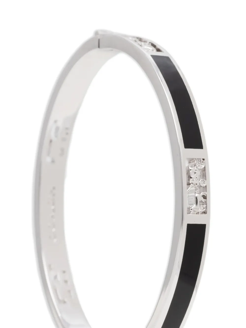 Coach embellished logo bracelet - Zilver