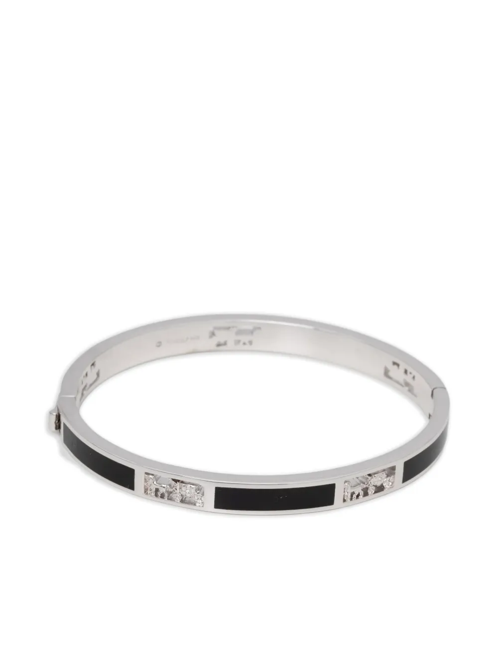 Coach embellished logo bracelet - Argento